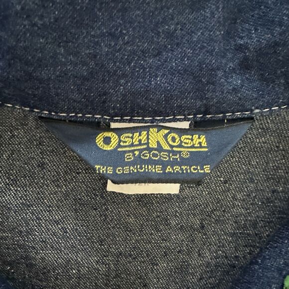 Vtg OshKosh B'Gosh Denim Chore Jacket 42R USA Union Made Sanforized Train Work - Picture 6 of 11